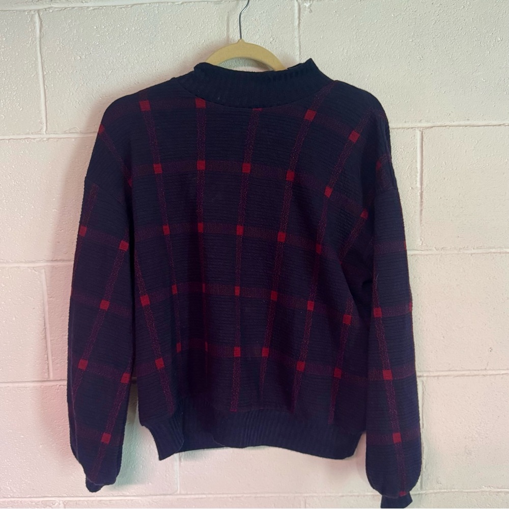 Anthropologie Porridge Bonnie Sweater Plaid Winter - Picture 9 of 9
